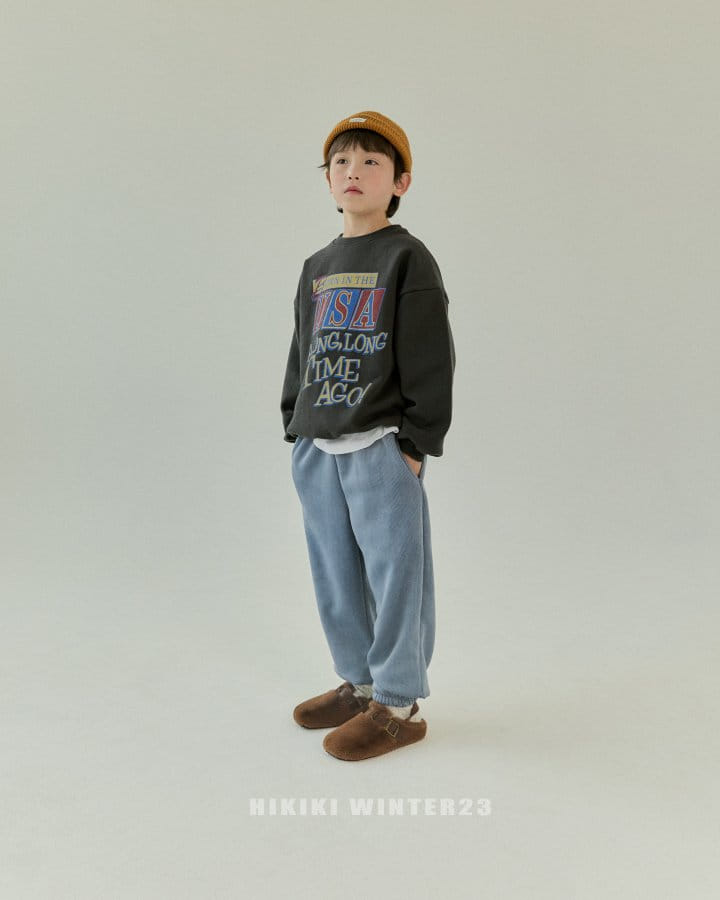 Hikiki - Korean Children Fashion - #kidsshorts - Usa Sweatshirt - 7