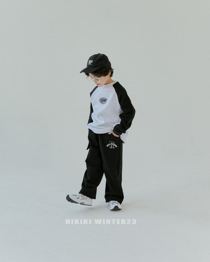 Hikiki - Korean Children Fashion - #kidsshorts - R Color Raglan Tee - 5