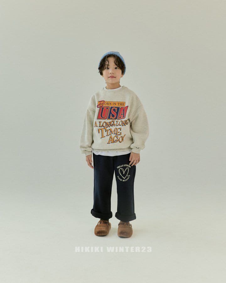 Hikiki - Korean Children Fashion - #kidsstore - Usa Sweatshirt - 8