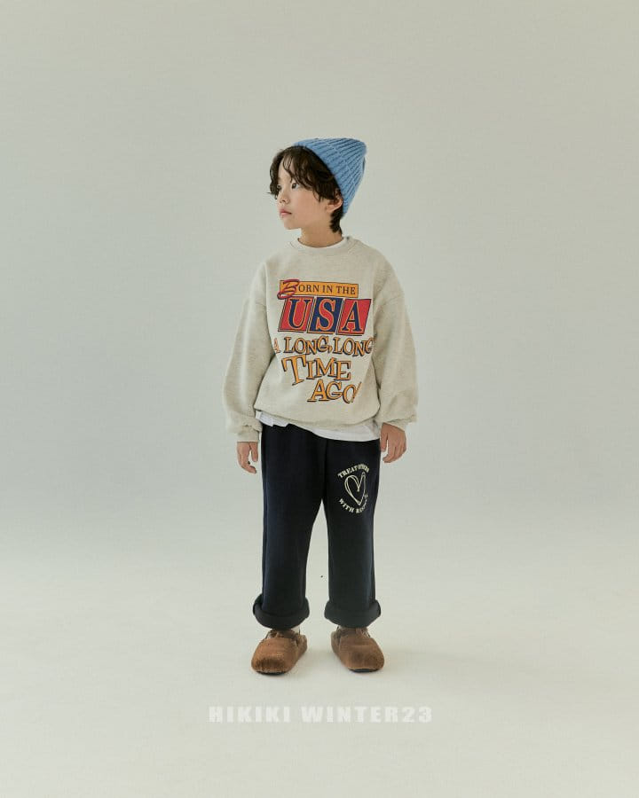 Hikiki - Korean Children Fashion - #kidzfashiontrend - Usa Sweatshirt - 9