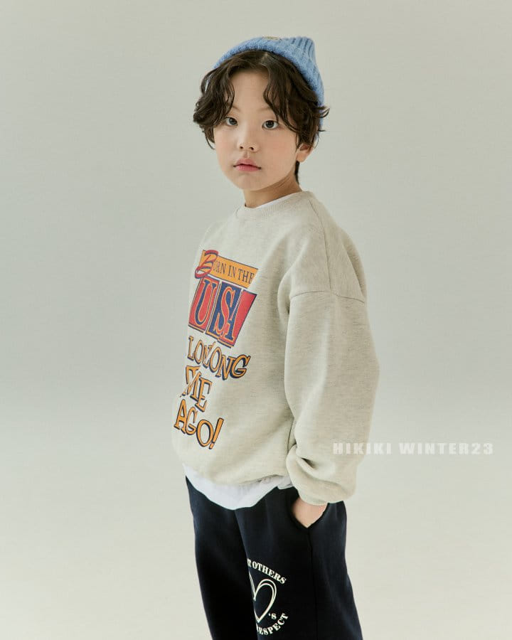 Hikiki - Korean Children Fashion - #littlefashionista - Usa Sweatshirt - 11