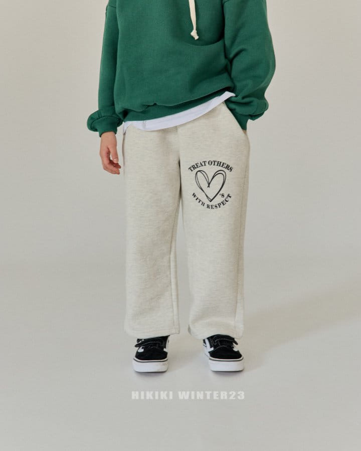Hikiki - Korean Children Fashion - #magicofchildhood - Heart Straight Pants - 3