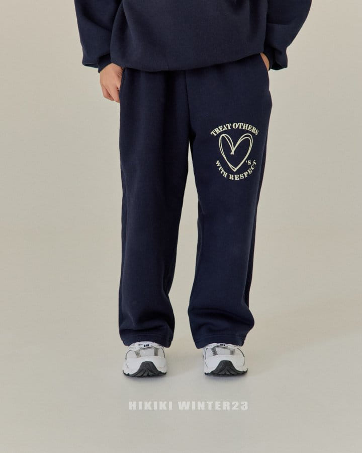 Hikiki - Korean Children Fashion - #prettylittlegirls - Heart Straight Pants - 5