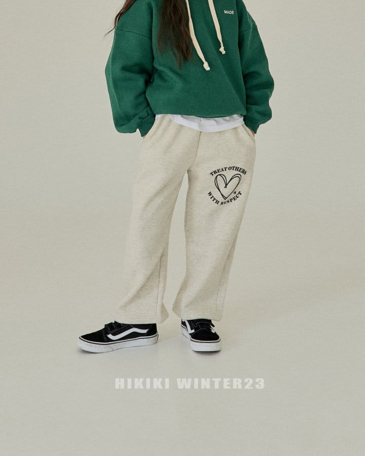 Hikiki - Korean Children Fashion - #stylishchildhood - Heart Straight Pants - 8