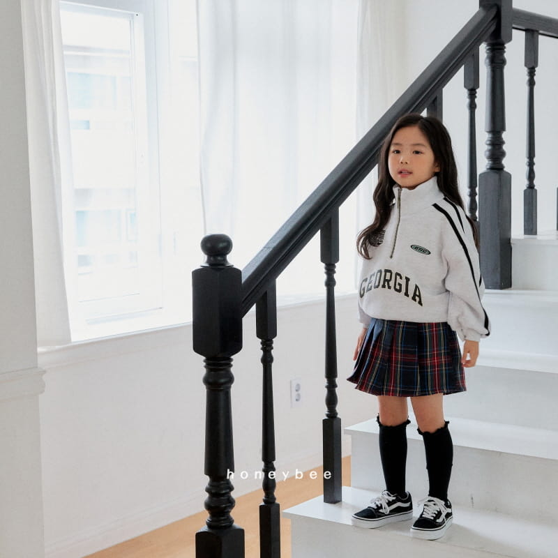 Honeybee - Korean Children Fashion - #childrensboutique - Tape Half Zip-up - 2