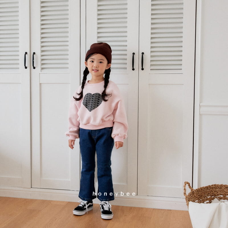 Honeybee - Korean Children Fashion - #discoveringself - Fleece Denim Pants - 7