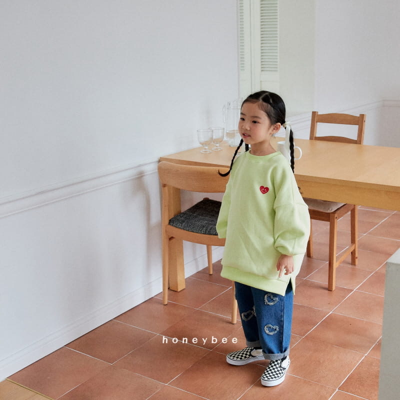 Honeybee - Korean Children Fashion - #discoveringself - Heart Smile Long Tee - 12
