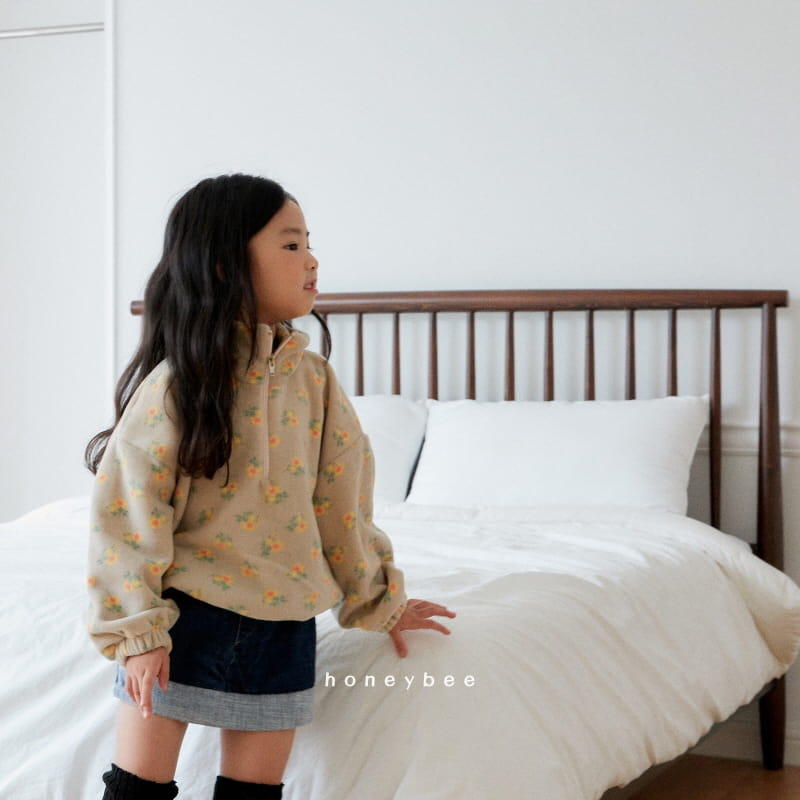 Honeybee - Korean Children Fashion - #kidsshorts - Fleece Half Zip-up - 5