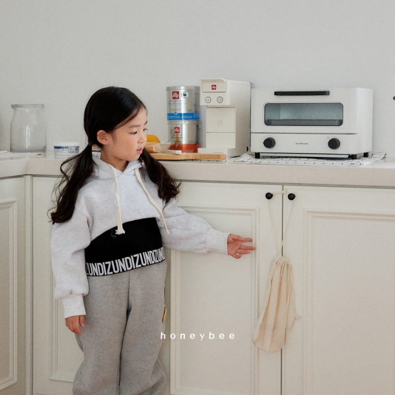 Honeybee - Korean Children Fashion - #littlefashionista - Crop String Hoody Tee - 7