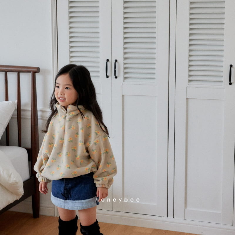 Honeybee - Korean Children Fashion - #magicofchildhood - Fleece Half Zip-up - 10