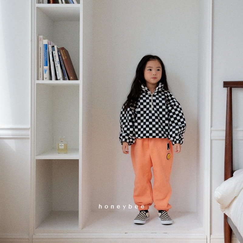 Honeybee - Korean Children Fashion - #prettylittlegirls - Fleece Half Zip-up - 12