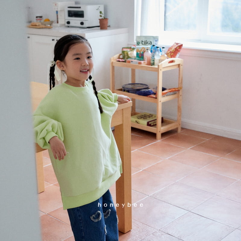 Honeybee - Korean Children Fashion - #stylishchildhood - Heart Smile Long Tee - 8