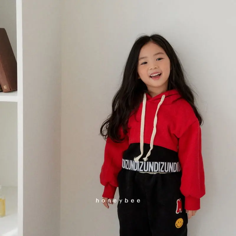 Honeybee - Korean Children Fashion - #toddlerclothing - Crop String Hoody Tee - 12