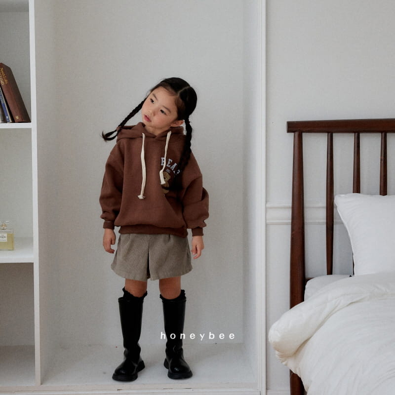 Honeybee - Korean Children Fashion - #toddlerclothing - Bear Hoody Tee - 6