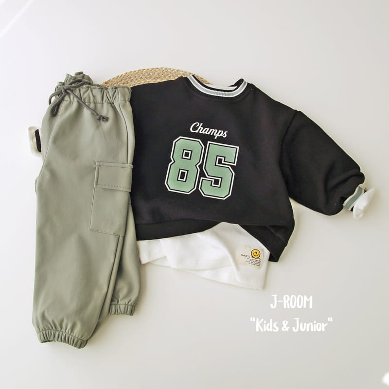 J-Room - Korean Children Fashion - #childofig - Two Tone Piping Sweatshirt - 6
