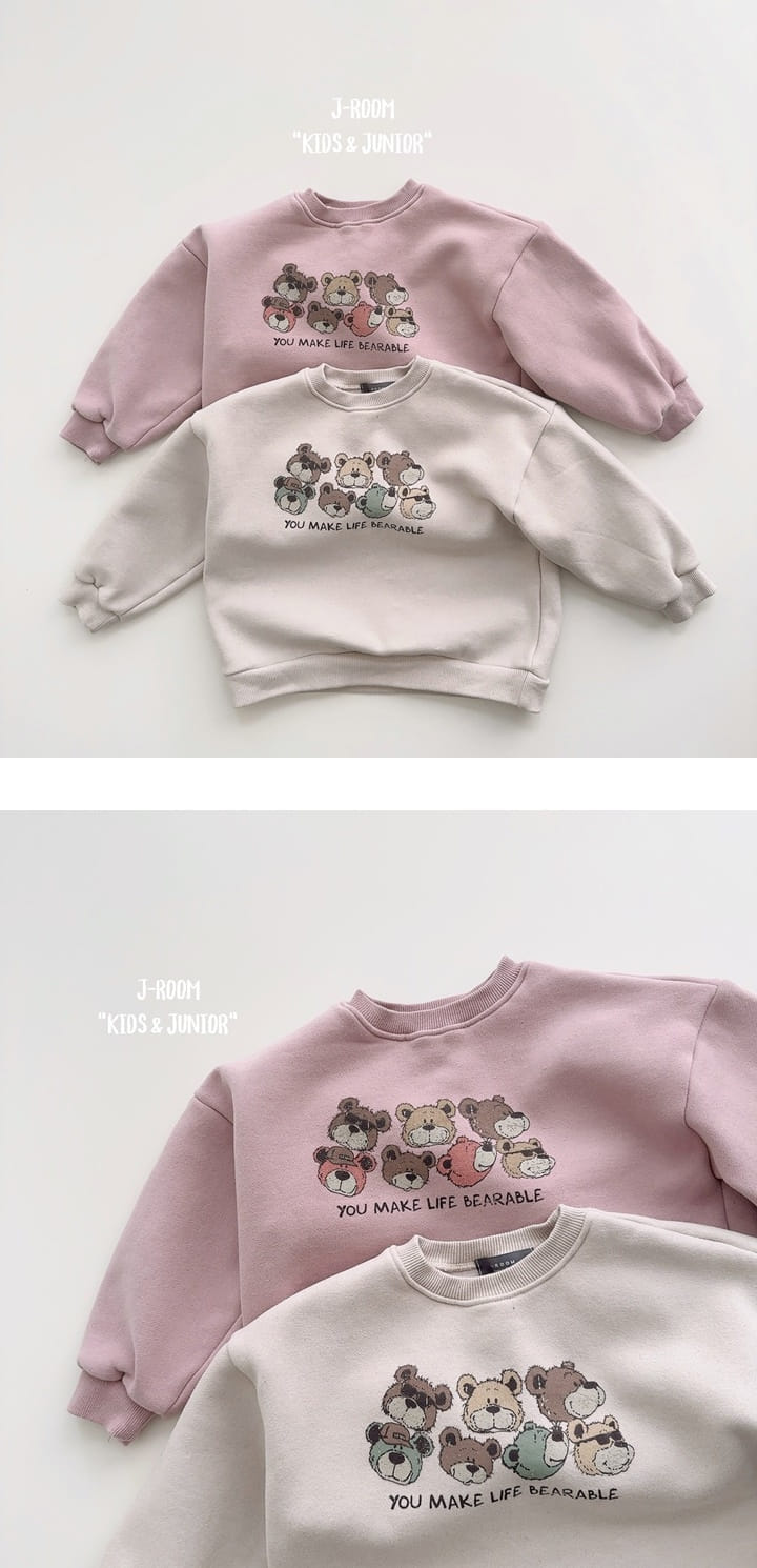 J-Room - Korean Children Fashion - #kidsstore - Bear Lovle Sweatshirt