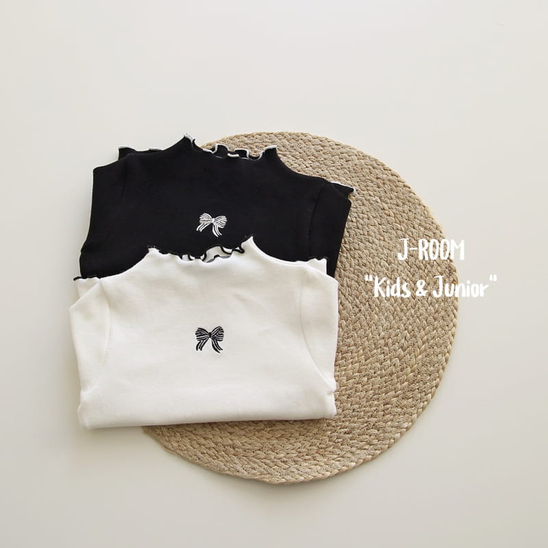J-Room - Korean Children Fashion - #littlefashionista - Ribbon Embroidery Tee