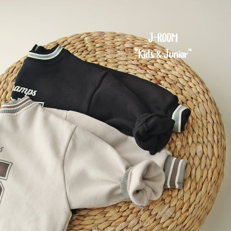 J-Room - Korean Children Fashion - #littlefashionista - Two Tone Piping Sweatshirt