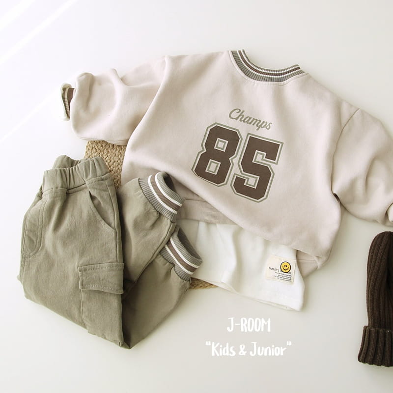 J-Room - Korean Children Fashion - #minifashionista - Two Tone Piping Sweatshirt - 3