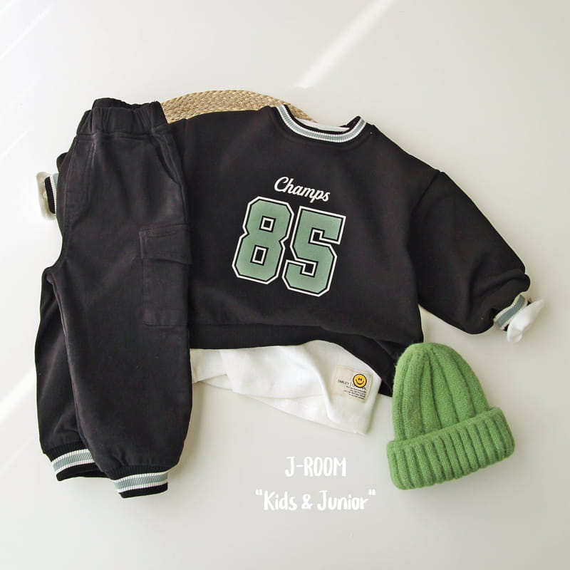 J-Room - Korean Children Fashion - #minifashionista - Two Tone Piping Sweatshirt - 4