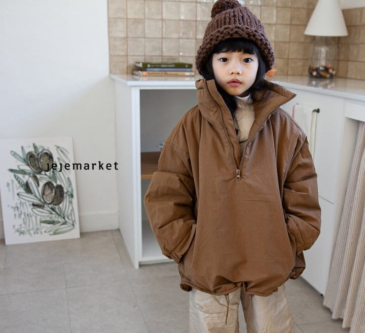 Jeje Market - Korean Children Fashion - #fashionkids - Log Anorak Padding Jumper - 6