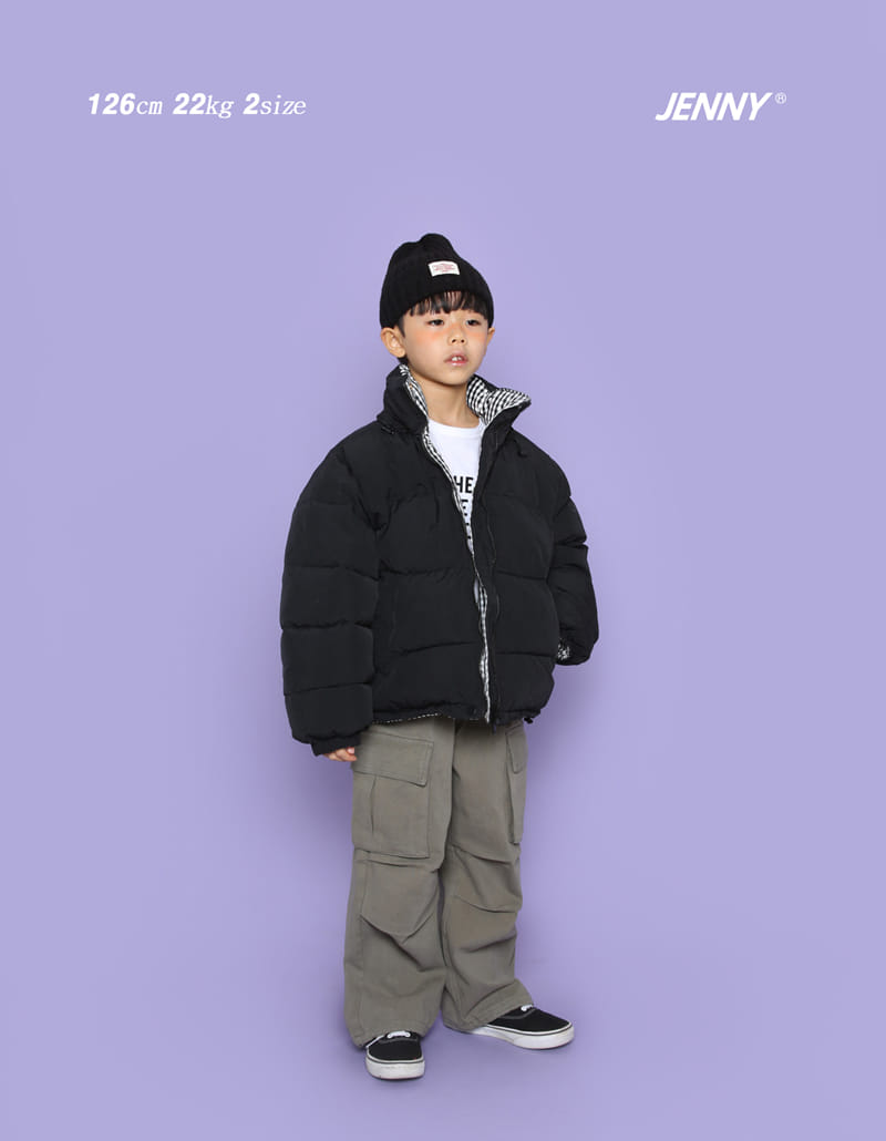 Jenny Basic - Korean Children Fashion - #designkidswear - Check Front Back Padding