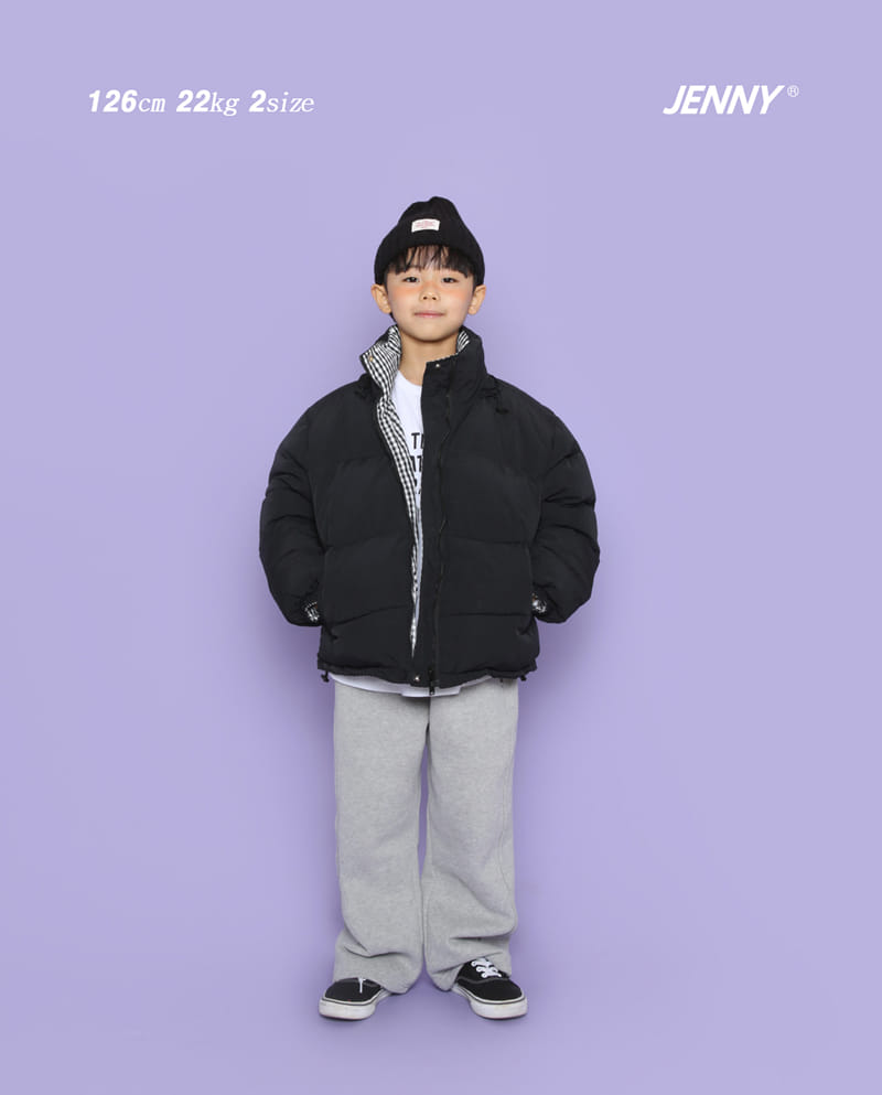 Jenny Basic - Korean Children Fashion - #discoveringself - Check Front Back Padding - 2