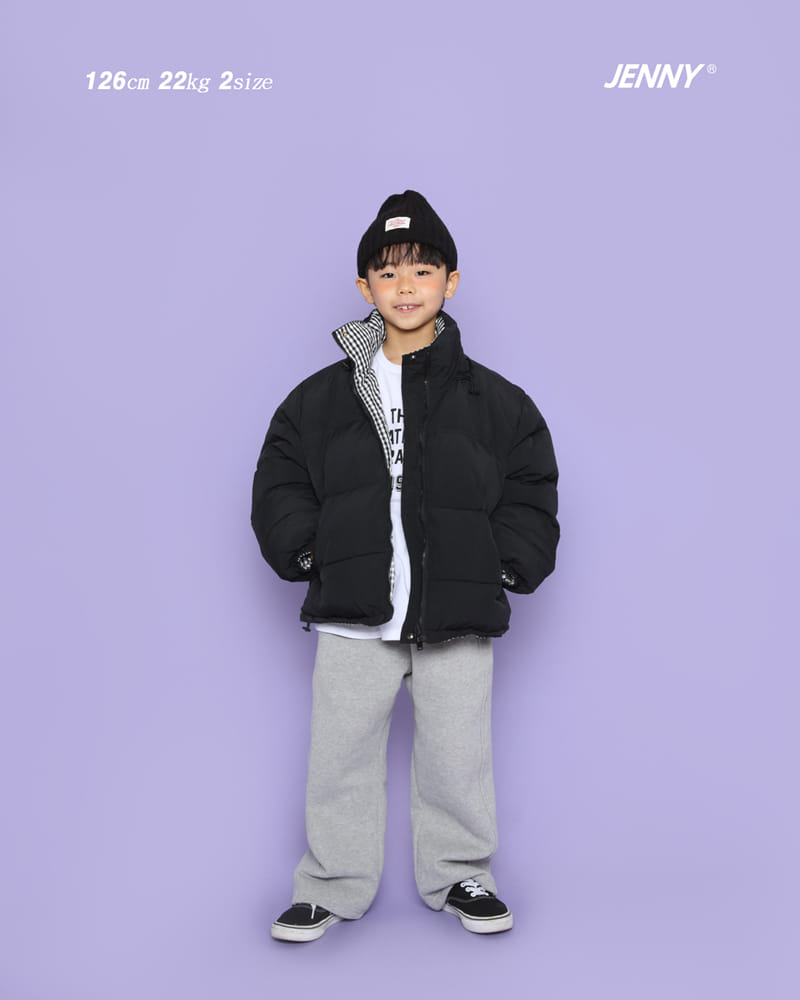 Jenny Basic - Korean Children Fashion - #kidzfashiontrend - Check Front Back Padding - 6