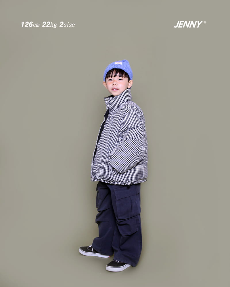 Jenny Basic - Korean Children Fashion - #littlefashionista - Check Front Back Padding - 8
