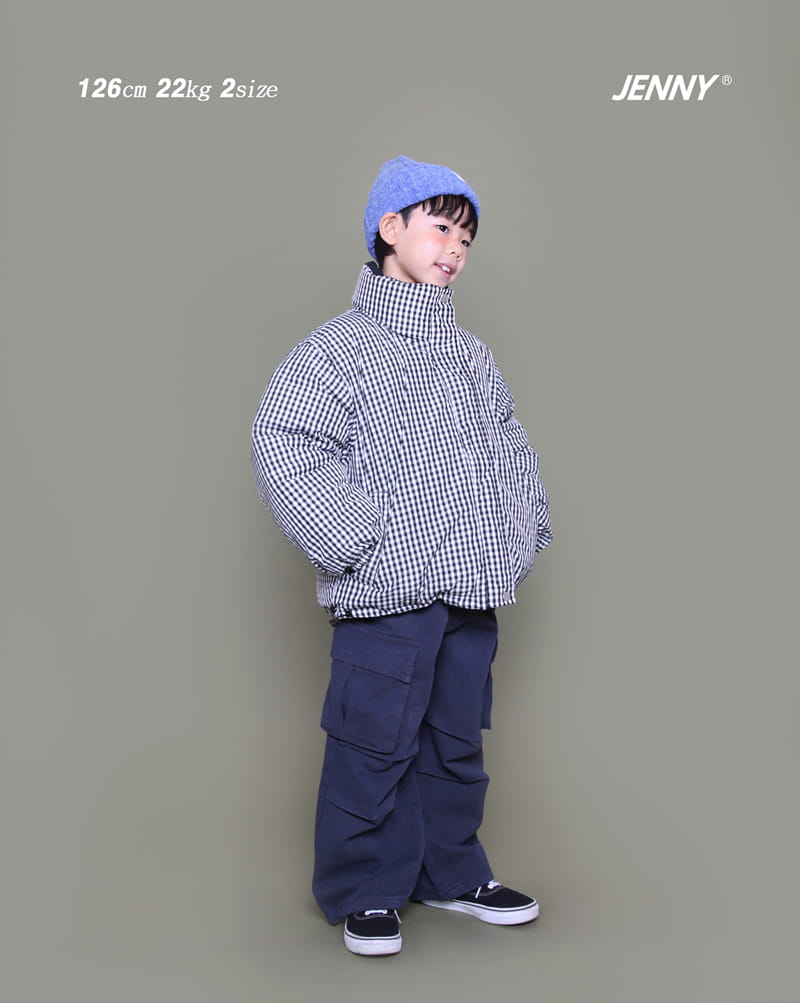 Jenny Basic - Korean Children Fashion - #magicofchildhood - Check Front Back Padding - 9