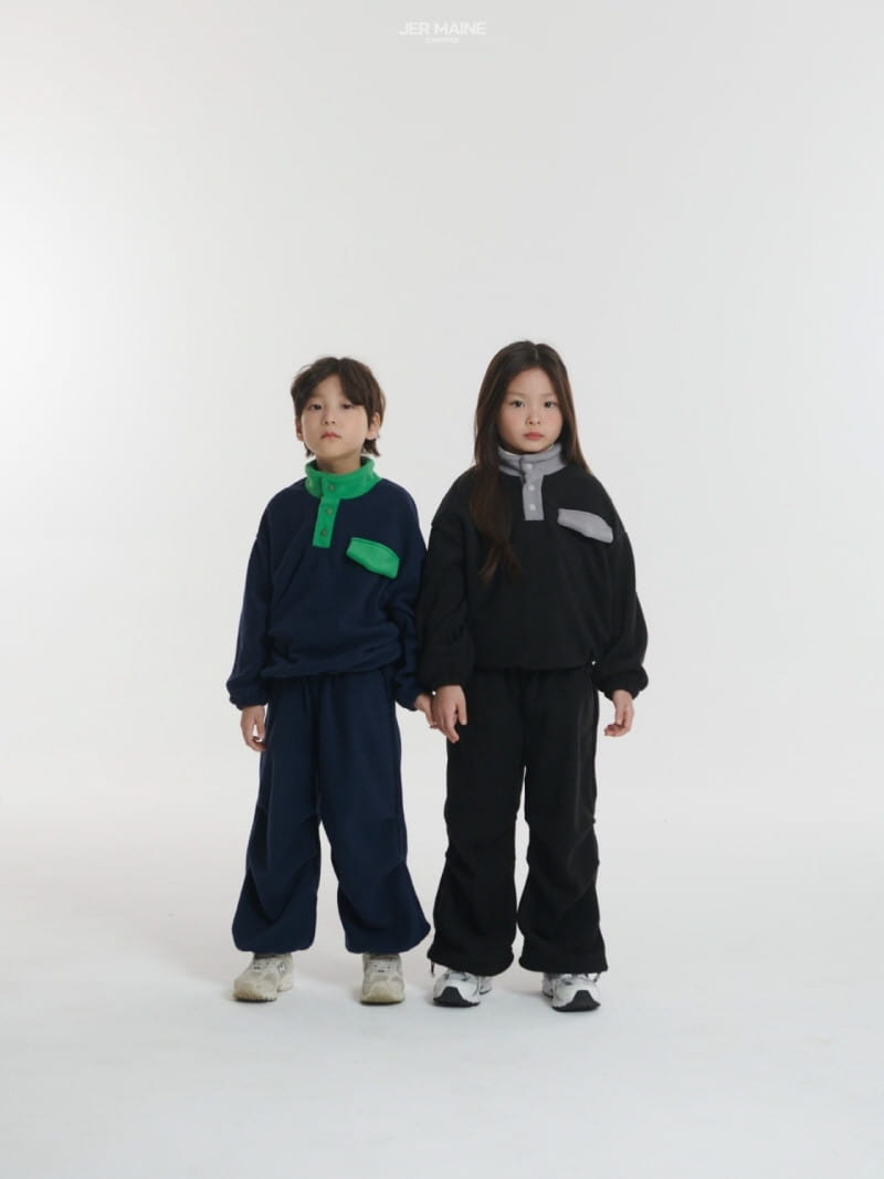 Jermaine - Korean Children Fashion - #childrensboutique - Hip Danjjak Top Bottom Set