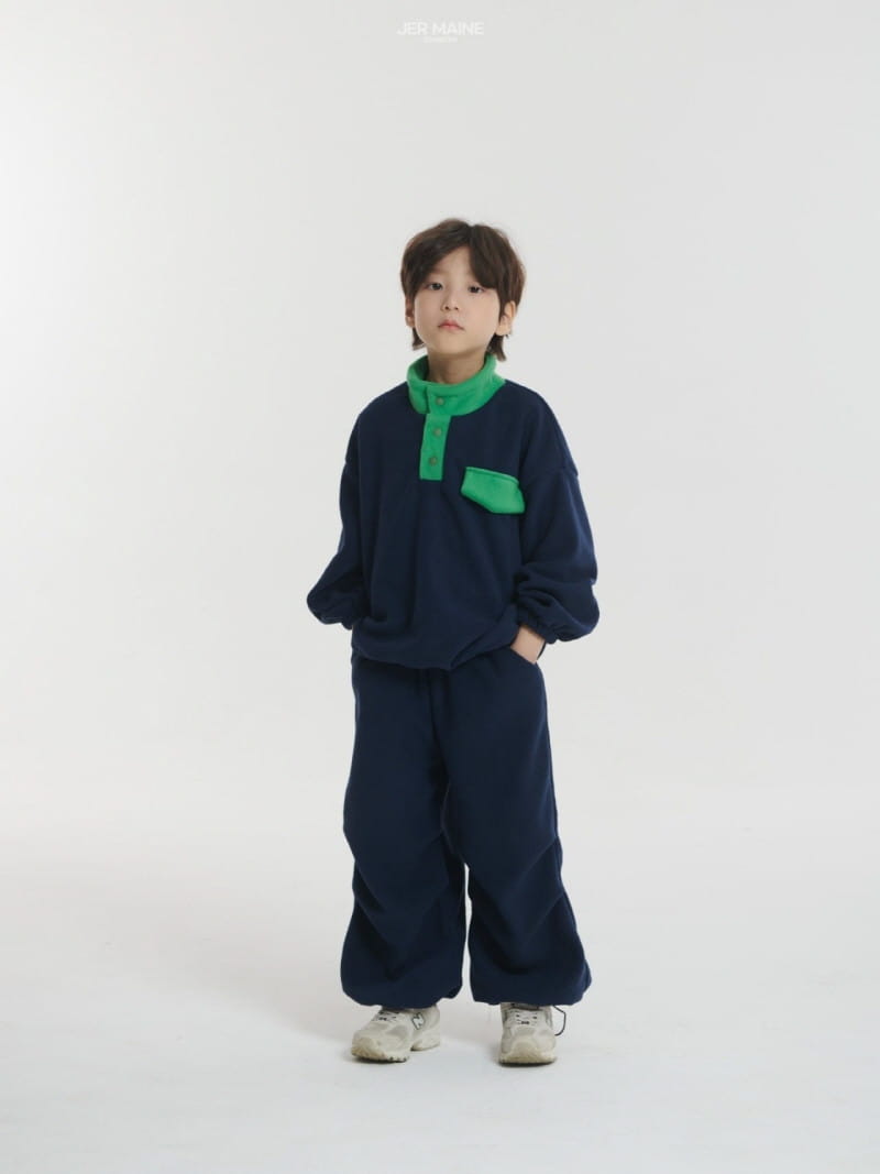 Jermaine - Korean Children Fashion - #discoveringself - Hip Danjjak Top Bottom Set - 4