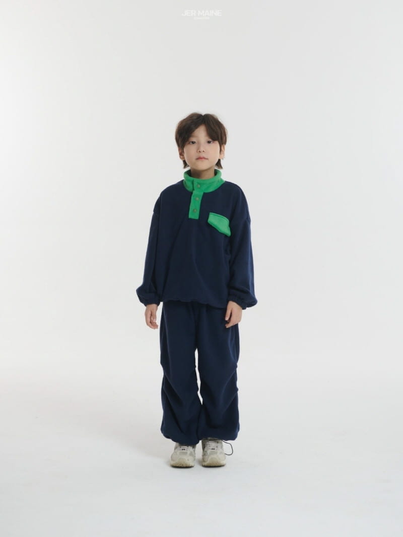 Jermaine - Korean Children Fashion - #kidsshorts - Hip Danjjak Top Bottom Set - 5