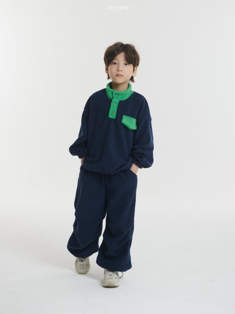 Jermaine - Korean Children Fashion - #kidzfashiontrend - Hip Danjjak Top Bottom Set - 7