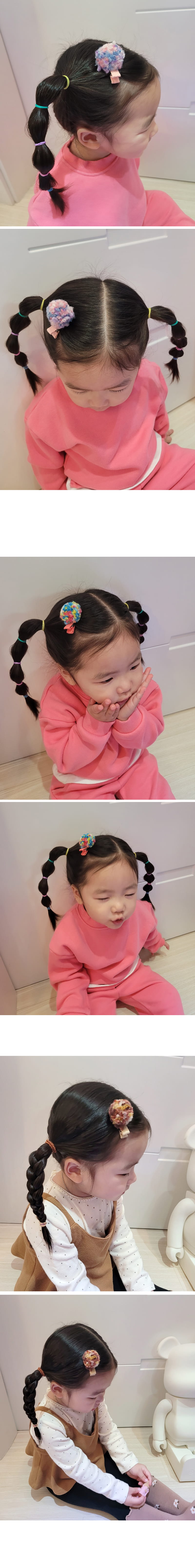Jireh Bow - Korean Baby Fashion - #babygirlfashion - Posil Ball Mini Hair Clip