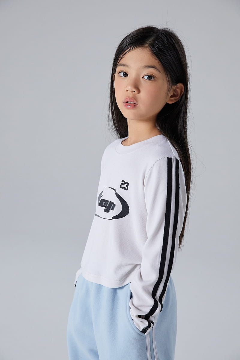 Kokoyarn - Korean Children Fashion - #kidsstore - Taping Crop Tee - 7