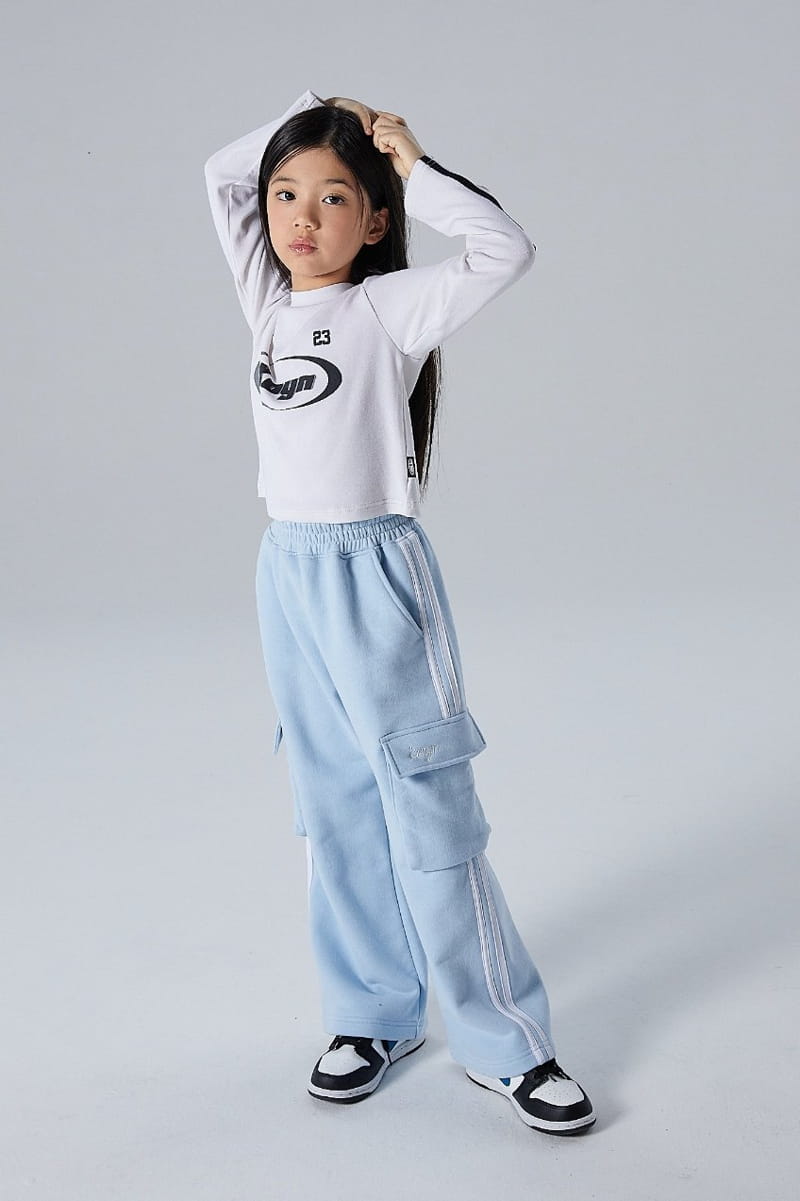 Kokoyarn - Korean Children Fashion - #littlefashionista - Taping Crop Tee - 10