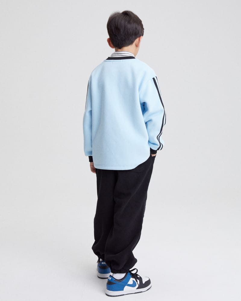Kokoyarn - Korean Junior Fashion - #Kfashion4kids - Line Tape Sweatshirt - 9