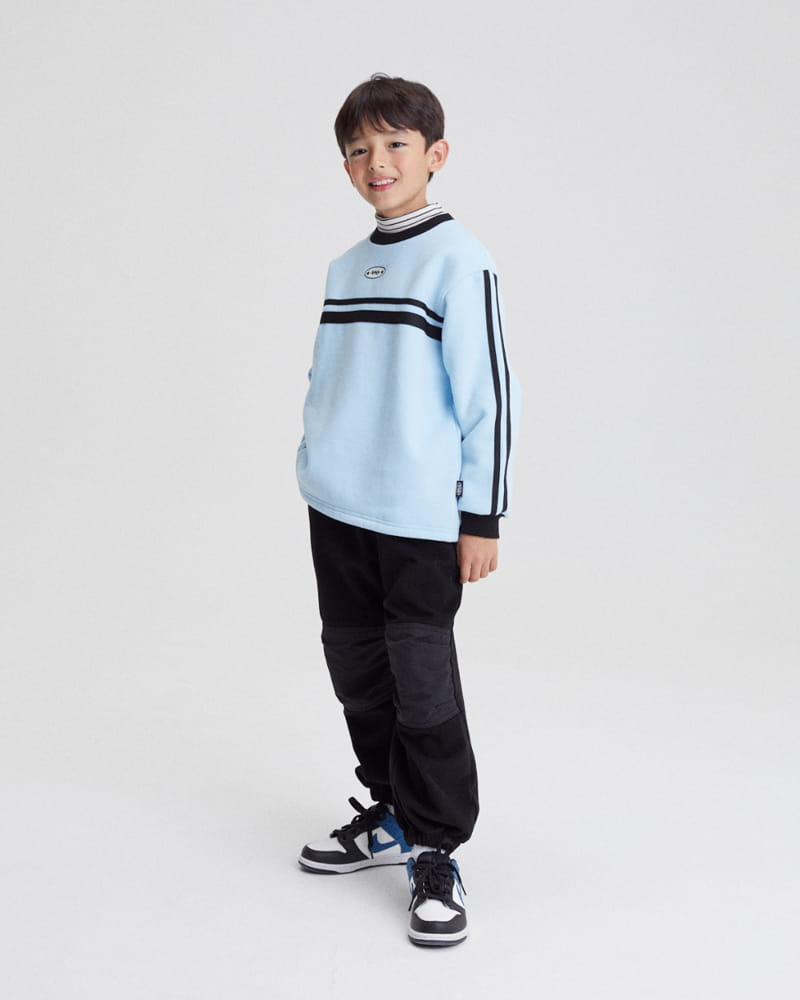 Kokoyarn - Korean Junior Fashion - #kidzfashiontrend - Line Tape Sweatshirt - 8