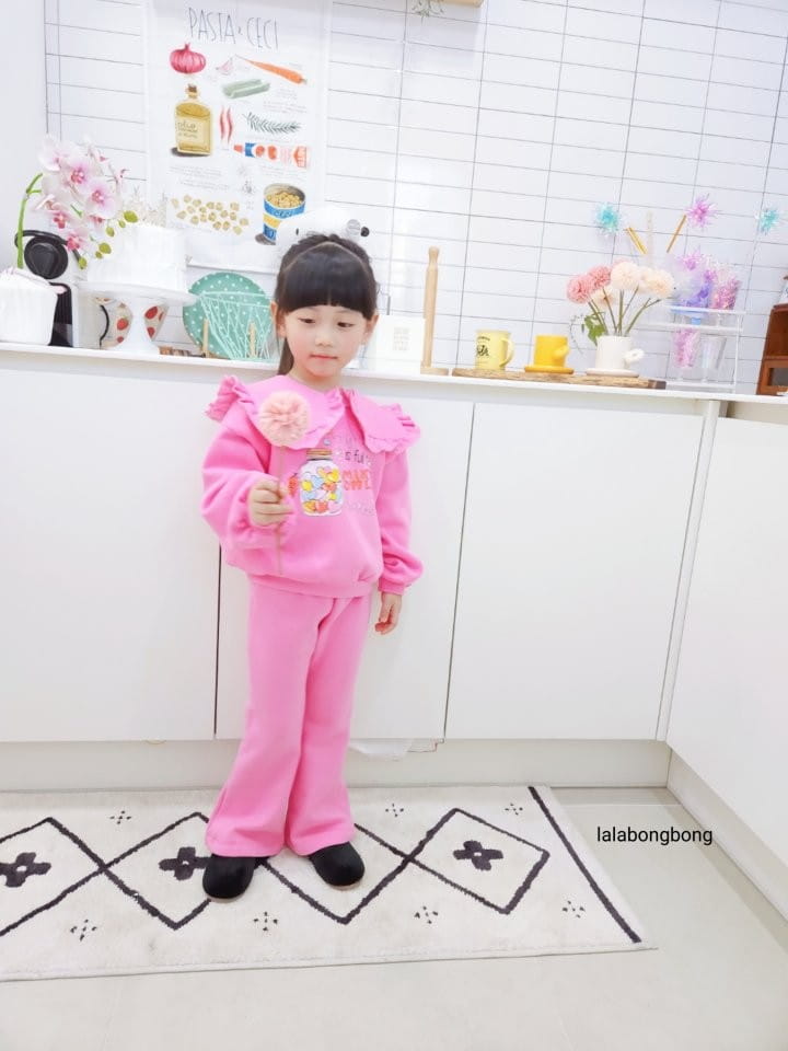 Lalabongbong - Korean Children Fashion - #childrensboutique - Sweet Top Bottom Set - 5