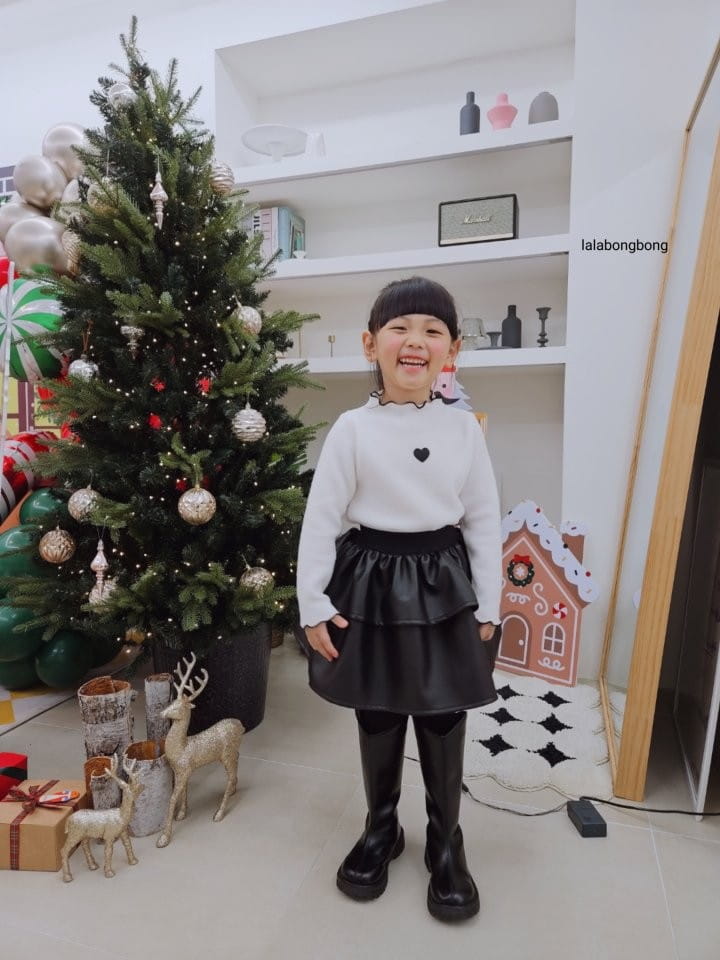 Lalabongbong - Korean Children Fashion - #childrensboutique - Cozy Heart Tee - 3