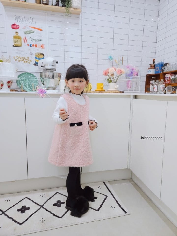 Lalabongbong - Korean Children Fashion - #childrensboutique - Bookle Pocket One-Piece - 2