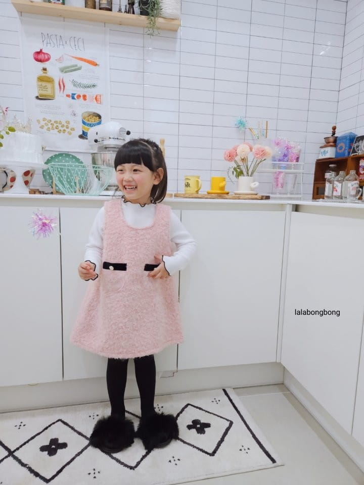 Lalabongbong - Korean Children Fashion - #designkidswear - Bookle Pocket One-Piece - 3