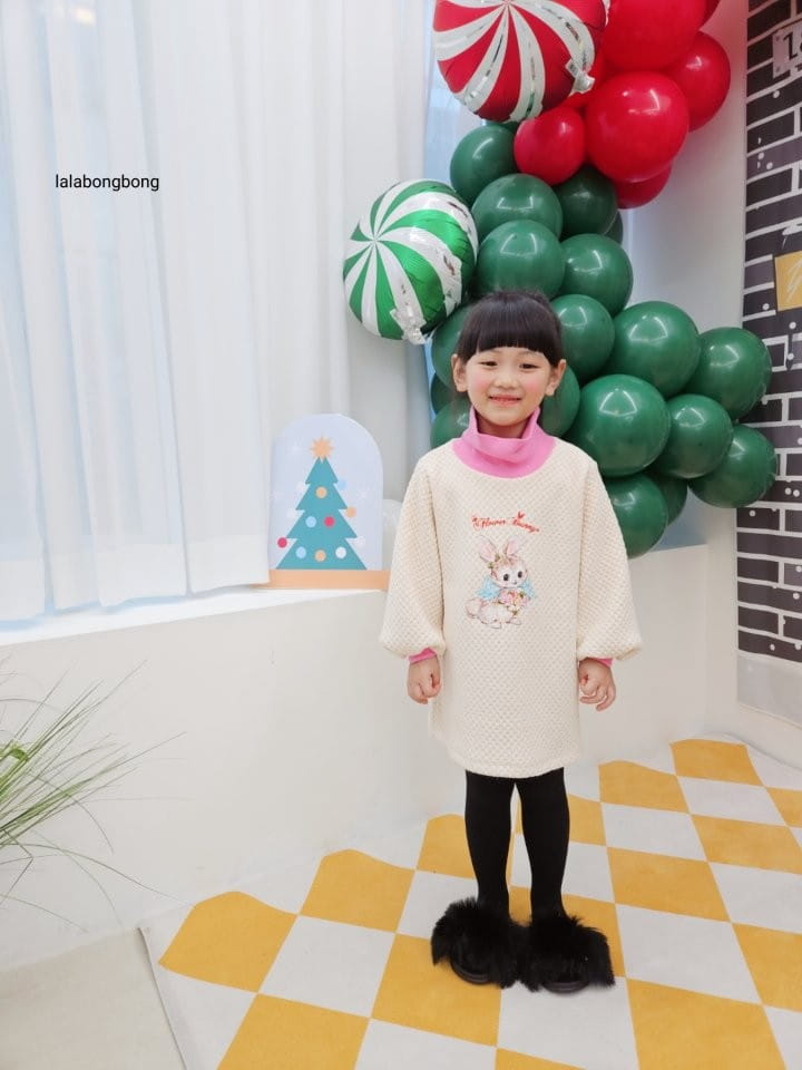 Lalabongbong - Korean Children Fashion - #discoveringself - Rabbit Knit One-Piece - 10