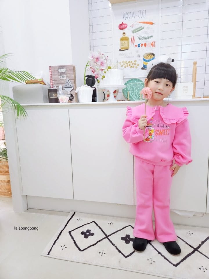 Lalabongbong - Korean Children Fashion - #discoveringself - Sweet Top Bottom Set - 7