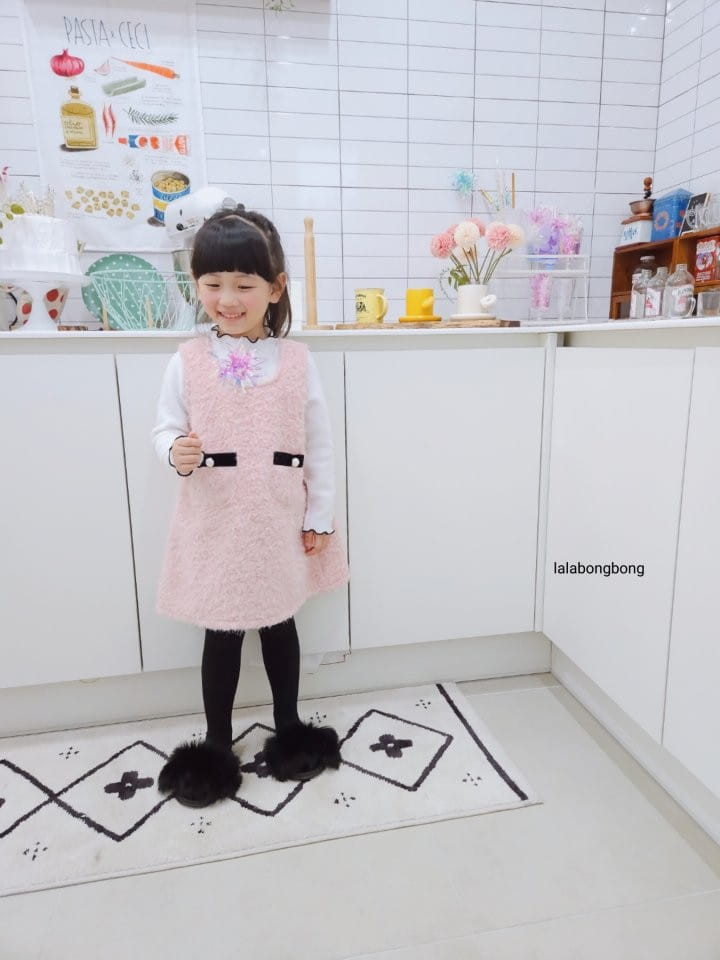 Lalabongbong - Korean Children Fashion - #kidsstore - Bookle Pocket One-Piece - 7