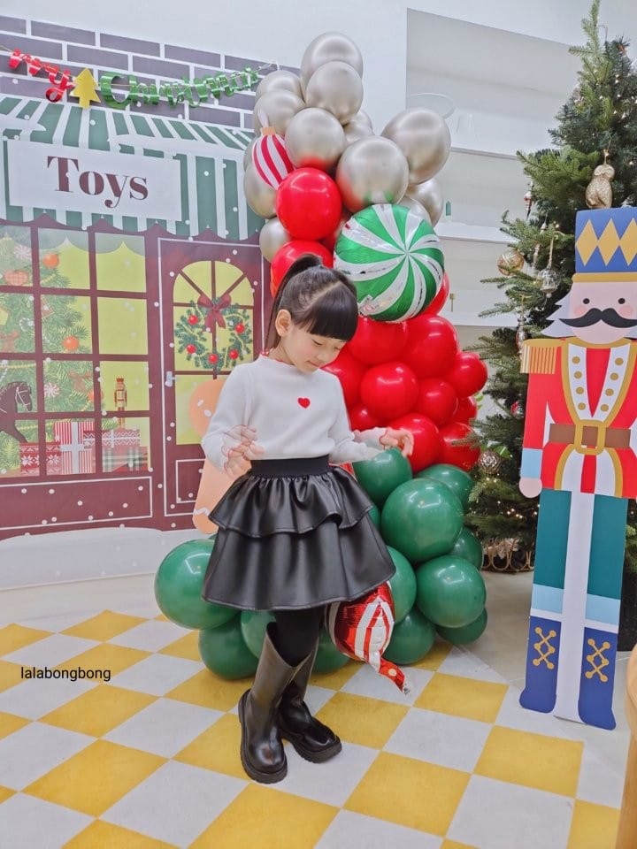Lalabongbong - Korean Children Fashion - #kidzfashiontrend - L Kang Kang Skirt - 7
