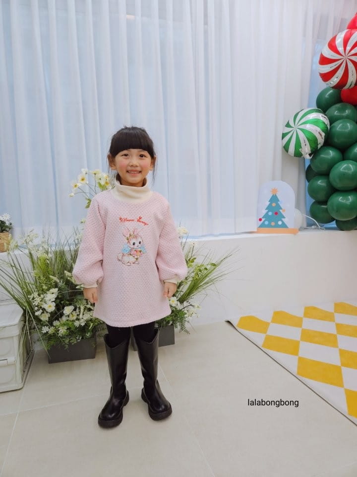 Lalabongbong - Korean Children Fashion - #stylishchildhood - Rabbit Knit One-Piece - 6