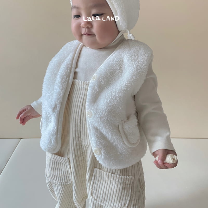 Lalaland - Korean Baby Fashion - #babyboutiqueclothing - Bebe Fluffy Vest - 11