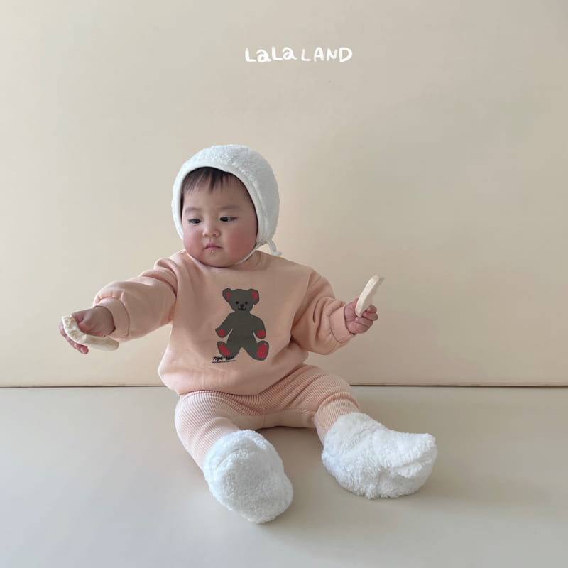 Lalaland - Korean Baby Fashion - #babygirlfashion - Bebe Bear Doll Sweatshirt - 6